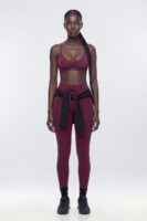 ProStretch™ Adjustable Strap Back Sports Bra - Merlot