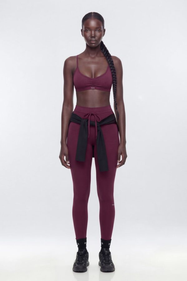 ProStretch™ Adjustable Strap Back Sports Bra - Merlot