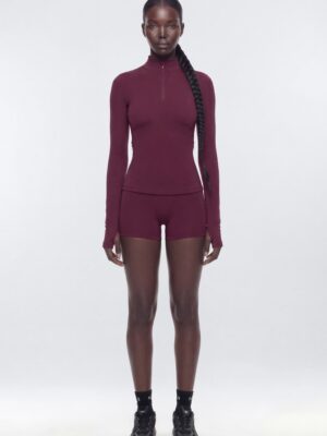 Mock-Neck Pullover