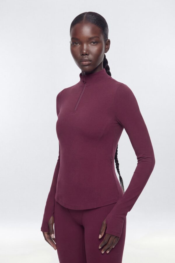 Mock-Neck Pullover