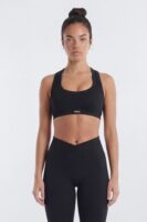 V-Neck Top in Black