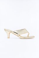 Cardinal Thong Kitten Heels - Gold