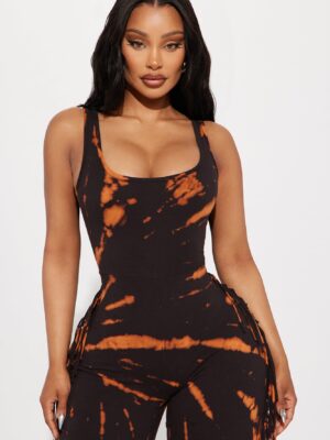Jumpsuit in Black 95% cotton