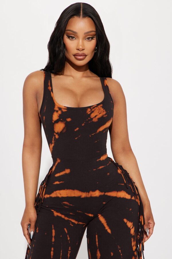Jumpsuit in Black 95% cotton