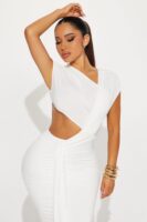 White Dress with maxi