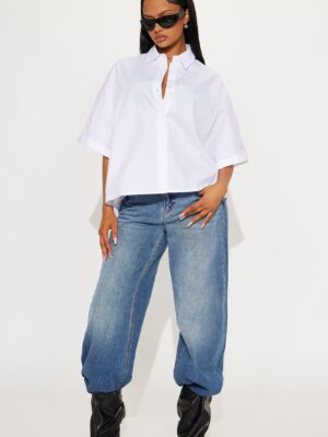 Shirt in White 100% cotton
