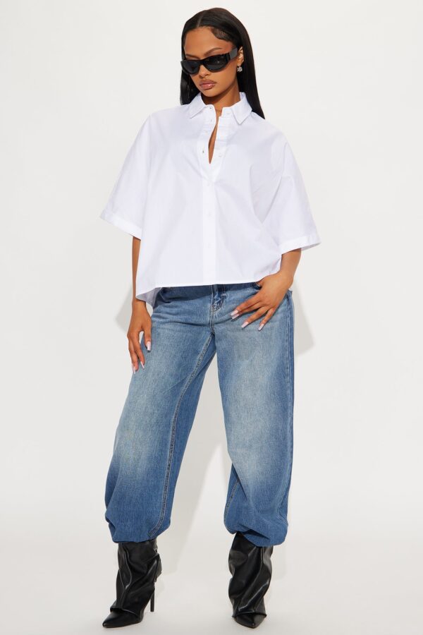 Shirt in White 100% cotton