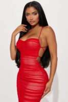 Dress in Red 95% nylon