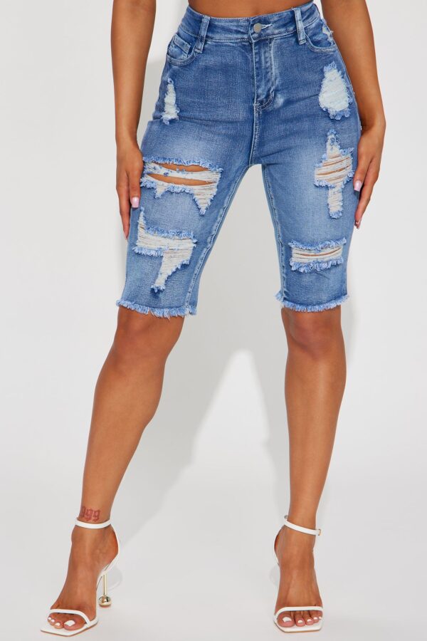 Shorts in Denim 54% cotton