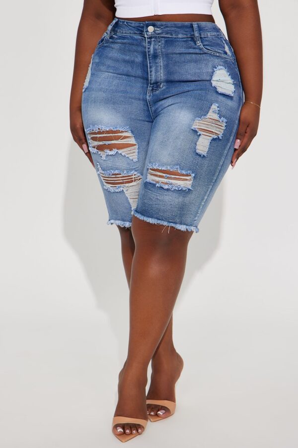 Shorts in Denim 54% cotton