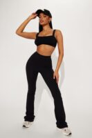 Pants with a high waist