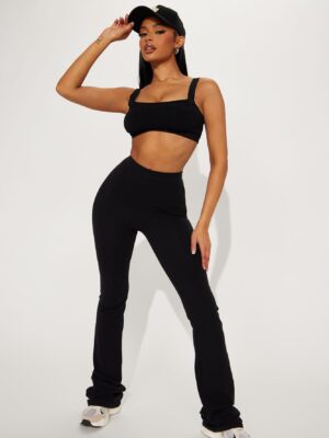 Pants with a high waist