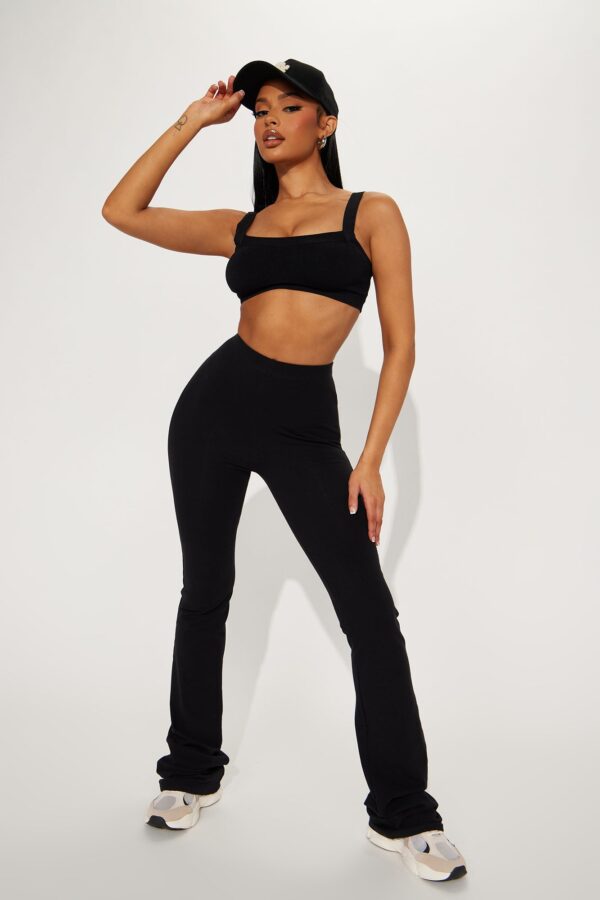 Pants with a high waist