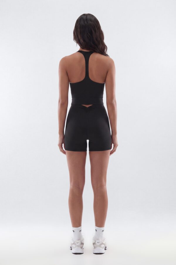 Top in Black 82% polyester