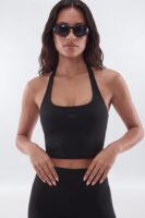 Top in Black 82% polyester