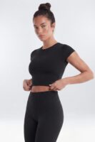 Cropped Top in Black