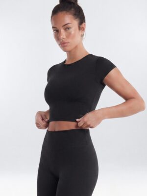 Cropped Top in Black