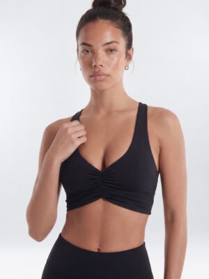 Black Top with v-neck
