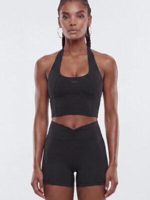 Top in Black 67% nylon