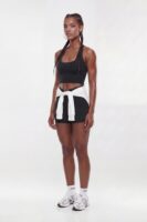 Top in Black 67% nylon