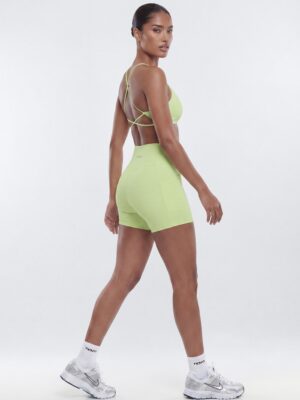 Shorts with a high waist
