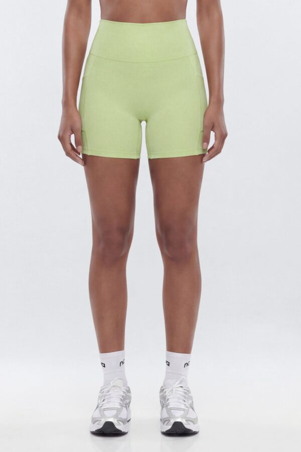 Shorts with a high waist