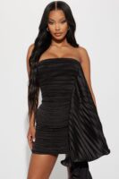 Black Dress with satin