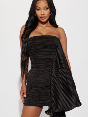 Black Dress with satin