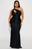 Black Dress with one shoulder