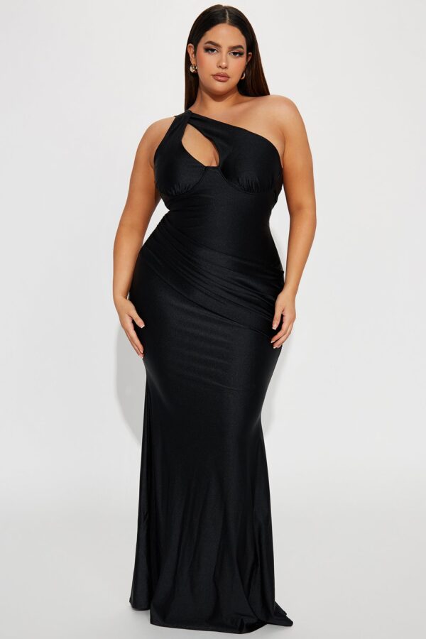 Black Dress with one shoulder