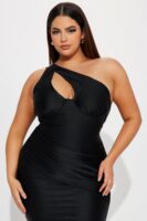 Black Dress with one shoulder