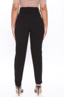 Black High-Waist Pants