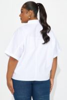 Shirt in White 100% cotton