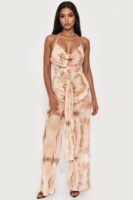 Cowl-Neck Jumpsuit