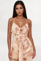 Cowl-Neck Jumpsuit