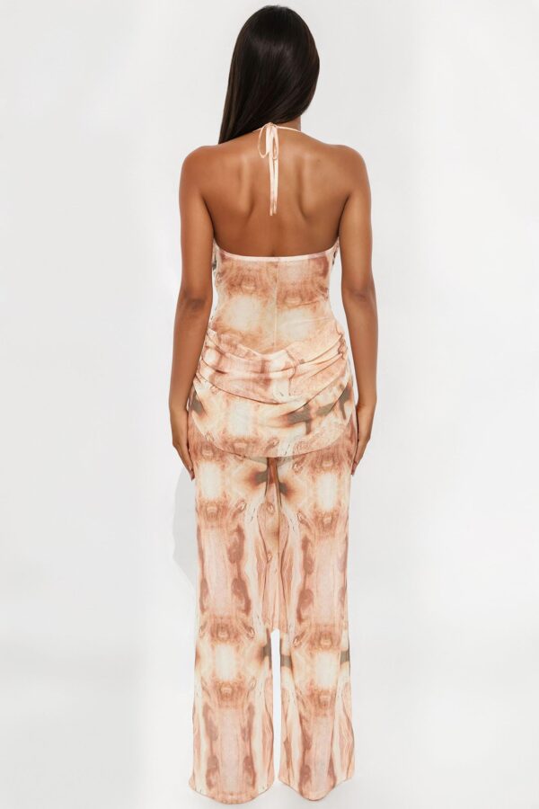 Cowl-Neck Jumpsuit
