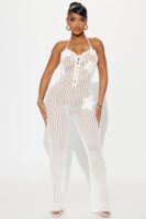Jumpsuit in Cream 100% cotton