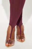Jumpsuit in Burgundy 85% nylon