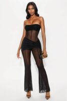Black Jumpsuit with wide leg
