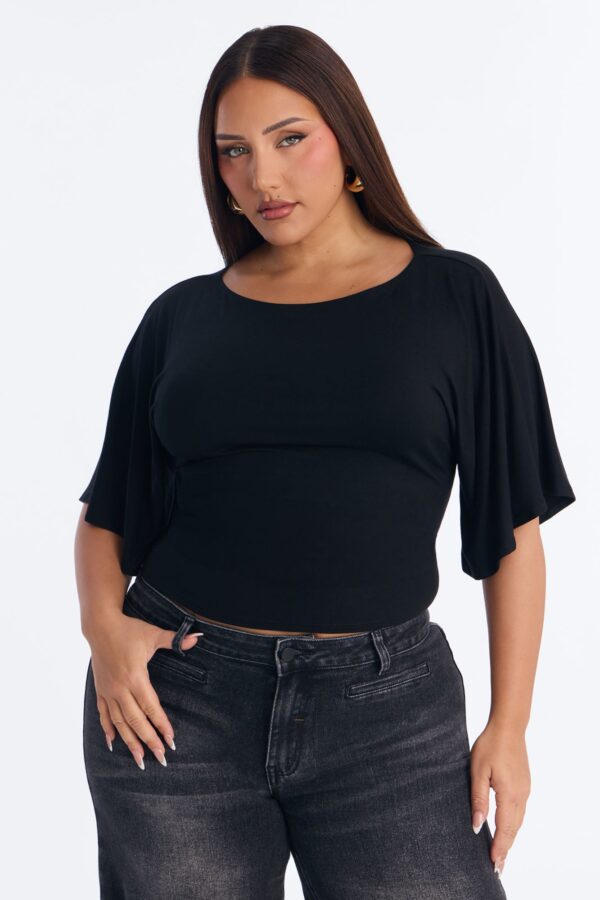 Blouse in Black 95% rayon