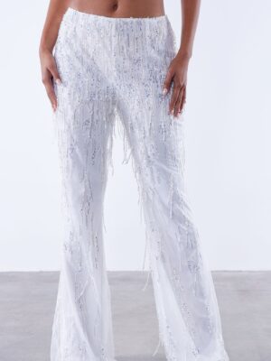 Pants in White 100% polyester