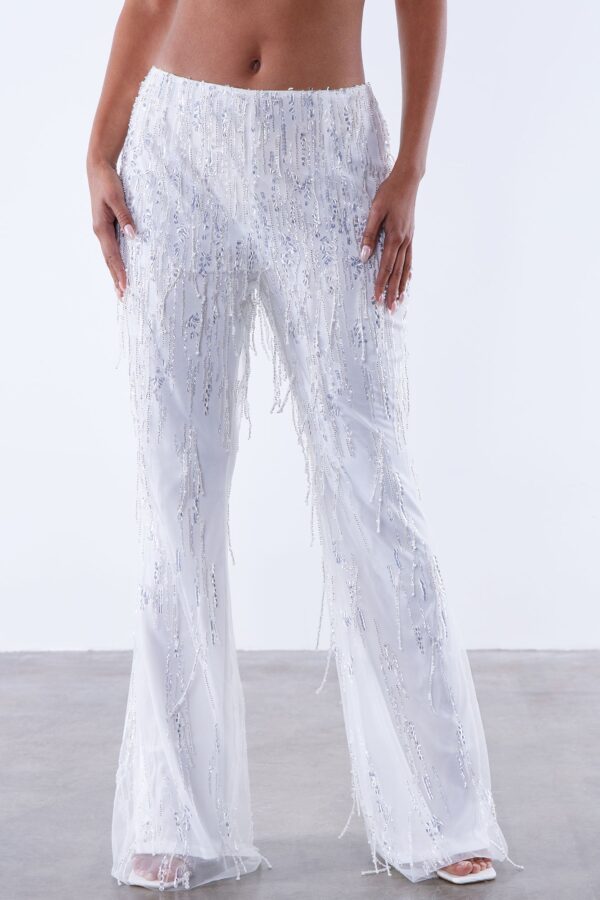 Pants in White 100% polyester