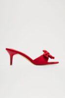 Lets Meet Later Kitten Heels - Red