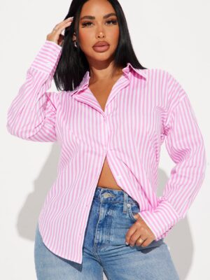 Shirt in Pink 100% cotton