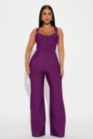 Jumpsuit with v-neck