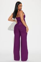 Jumpsuit with v-neck