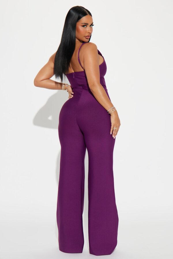 Jumpsuit with v-neck