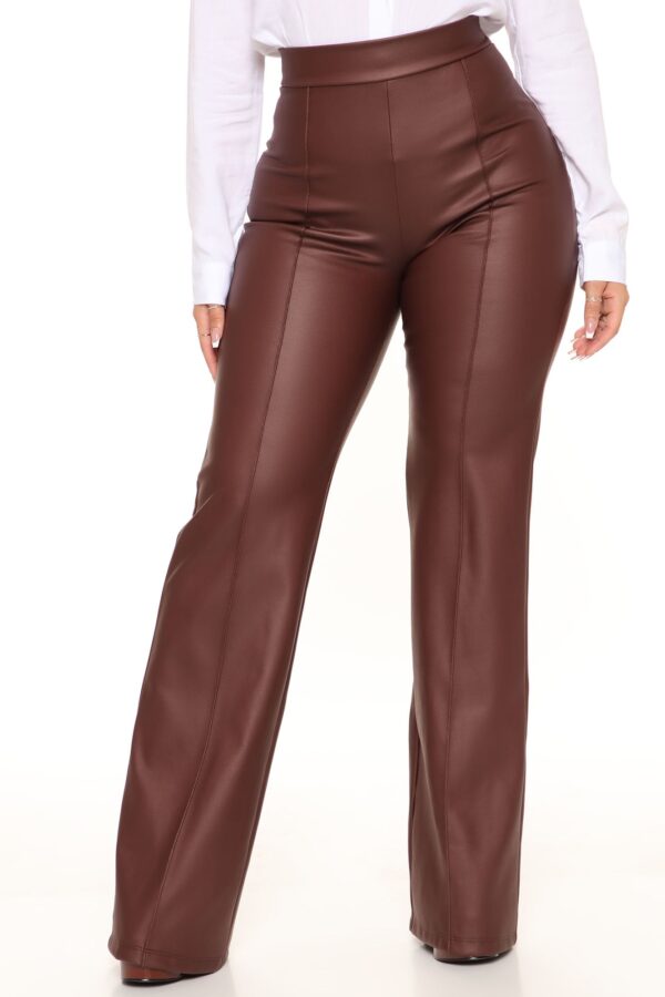 Brown Dress with wide leg