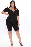 Shorts in Black 95% cotton