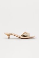 Day Outing Kitten Heels - Gold